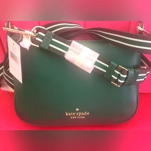 Kate Spade Rosie Small Crossbody Dark Green